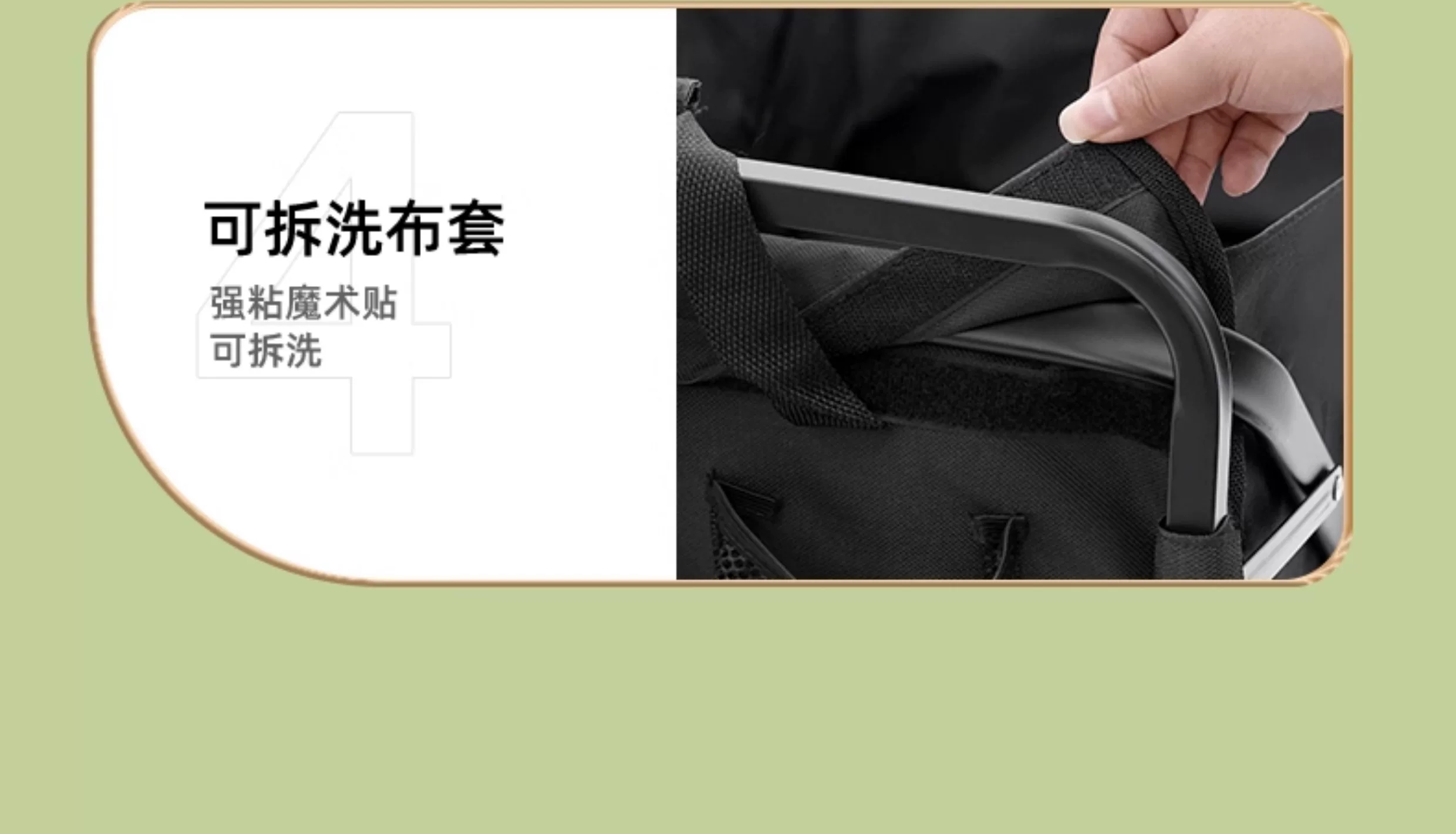 Foldable camping cart, outdoor oversized load-bearing camping handcart, thickened silent wheels, portable stall cart