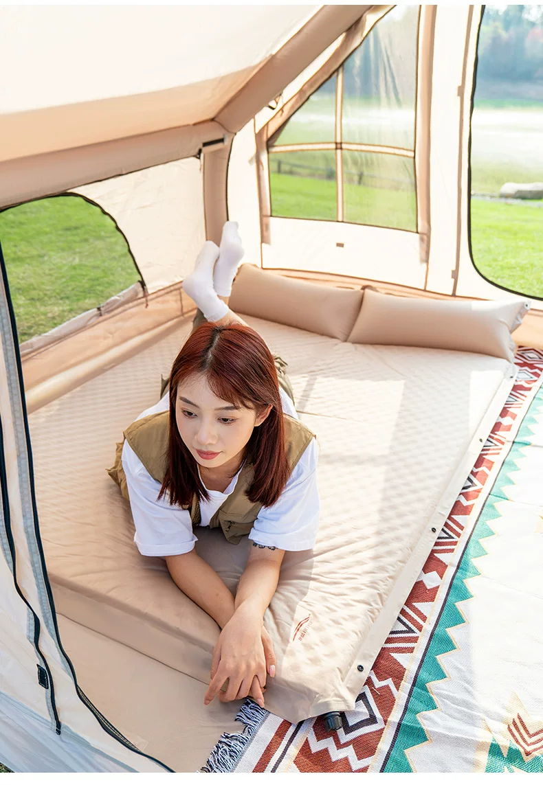 Automatic inflatable mattress, outdoor tent, camping equipment, camping supplies, portable home nap mats, floor mats