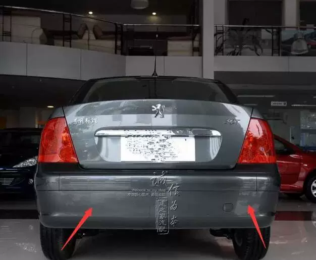 Адаптированный Peugeot 307 передний бампер новый логотип 307 после бампера 307 высокого качества переднего и заднего страхового бампера