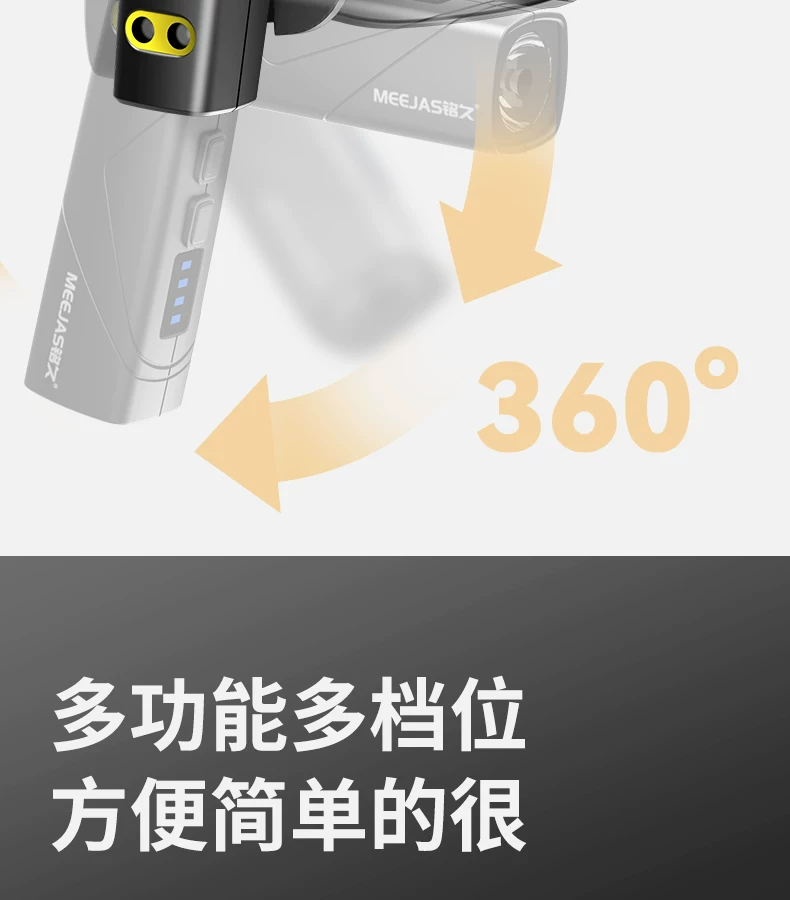 Mingjiu 2025 New Headlights with Strong Light Charging and Ultra Bright Night Fishing Special Outdoor Mountaineering Ear Head Mounted Lighting