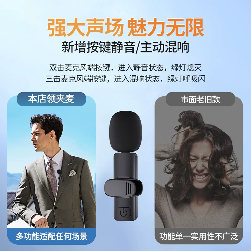 Беспроводная система петличных микрофонов Luoyoumi Wireless Line 1