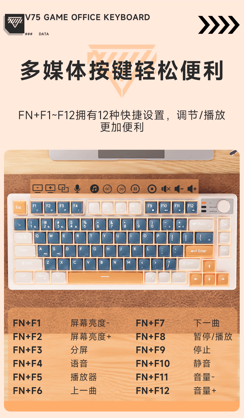 Mechanical gaming laptop with external silent keyboard, mouse group, office computer, wired cable, small size