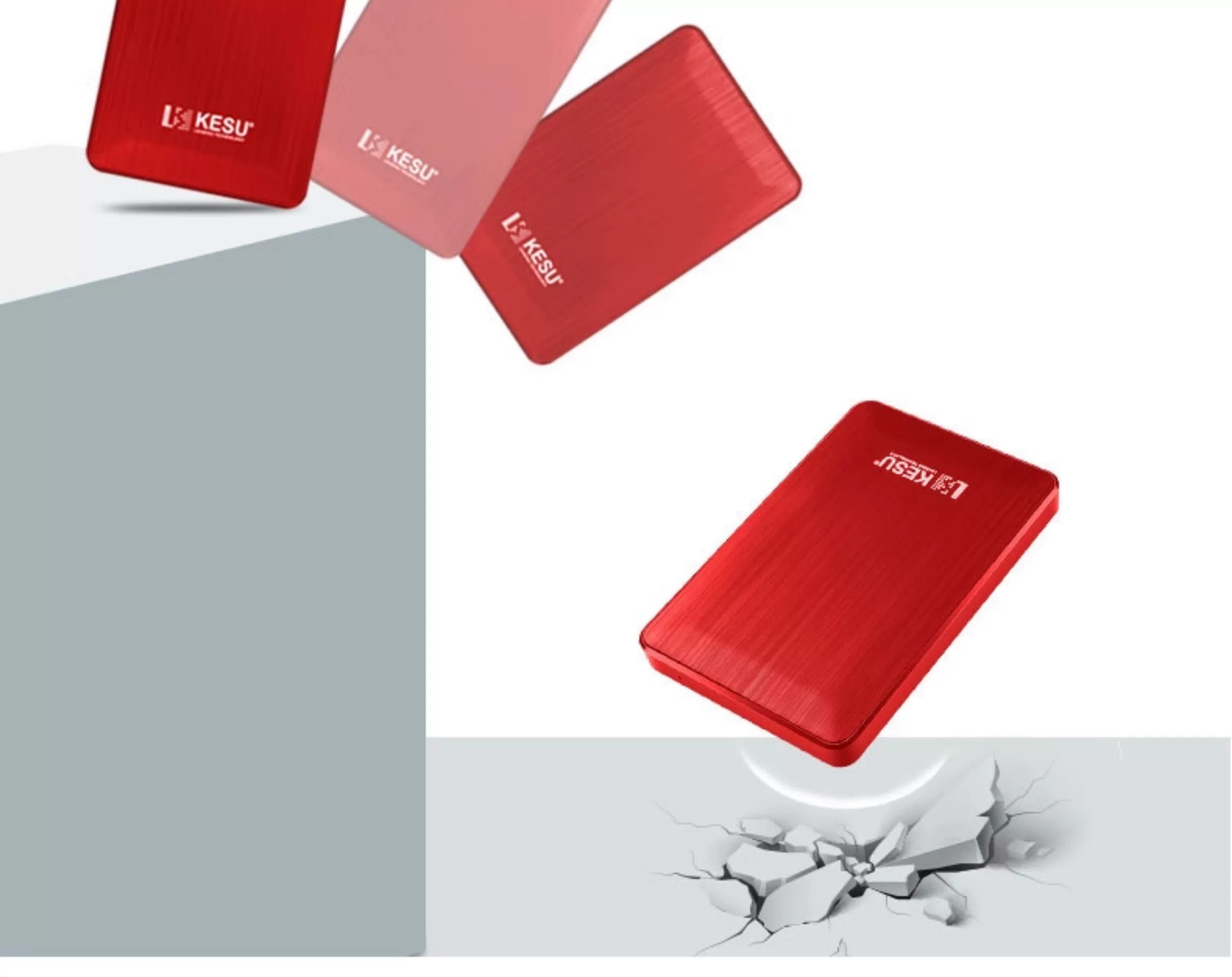 Keshuo 1t portable hard drive USB3.0 mobile phone computer high-speed transmission 500G mechanical hard drive external encryption