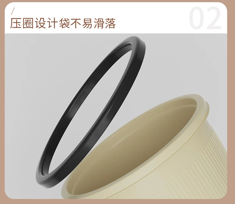 Garbage bin household 2024 new kitchen, living room, office, toilet, makeup room, indoor dedicated large capacity