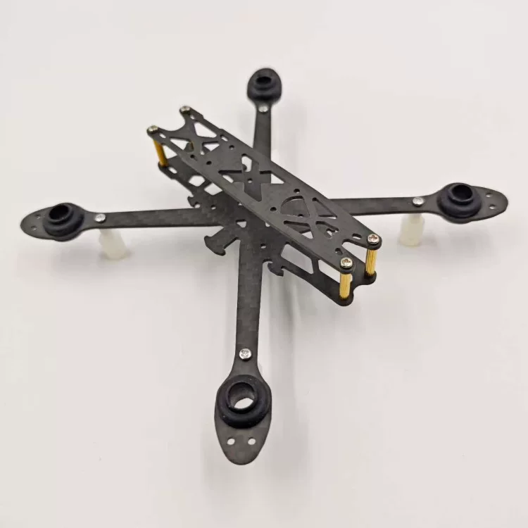 8520/8620 Hollow Cup DIY Four Axis Aircraft Crossover Machine Remote Control Aircraft Carbon Fiber Frame Anti Drop
