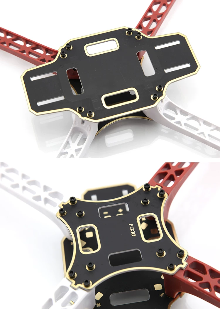 Four axis F330 rack aerial drone competition specific integrated sinking gold board PCB model aircraft crossing machine rack