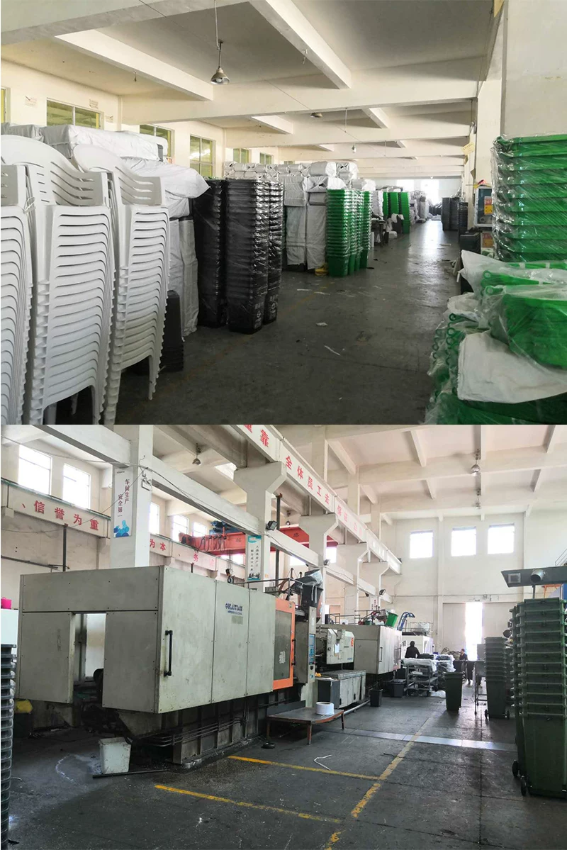 Shanghai classification dedicated outdoor large garbage bin 240 liters commercial dry and wet sanitation bin kitchen waste property community with wheels