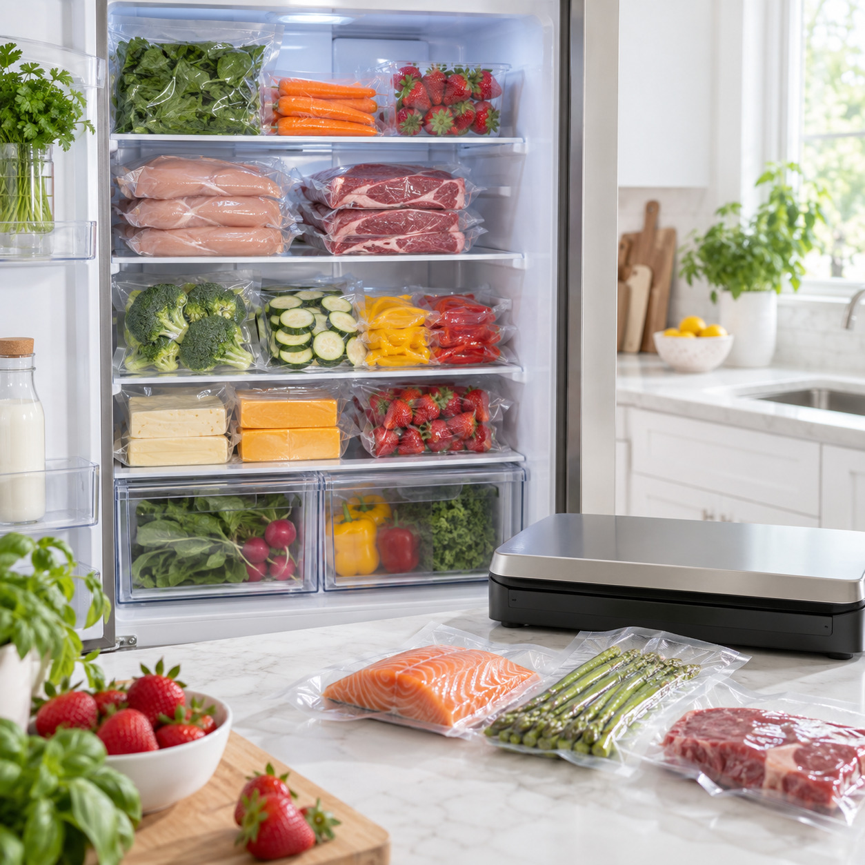 Вакууматоры для дома: продлеваем свежесть продуктов и экономим место