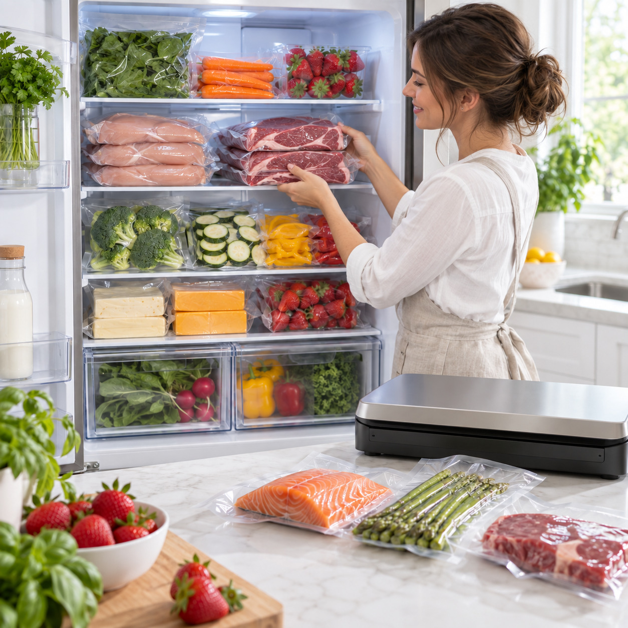 Вакууматоры для дома: продлеваем свежесть продуктов и экономим место