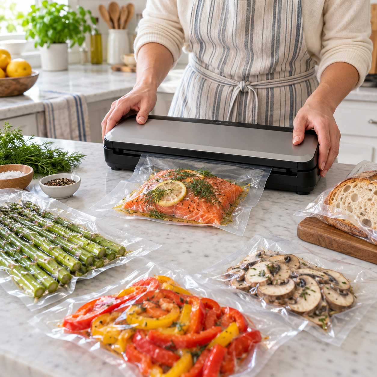 Вакууматоры для дома: продлеваем свежесть продуктов и экономим место