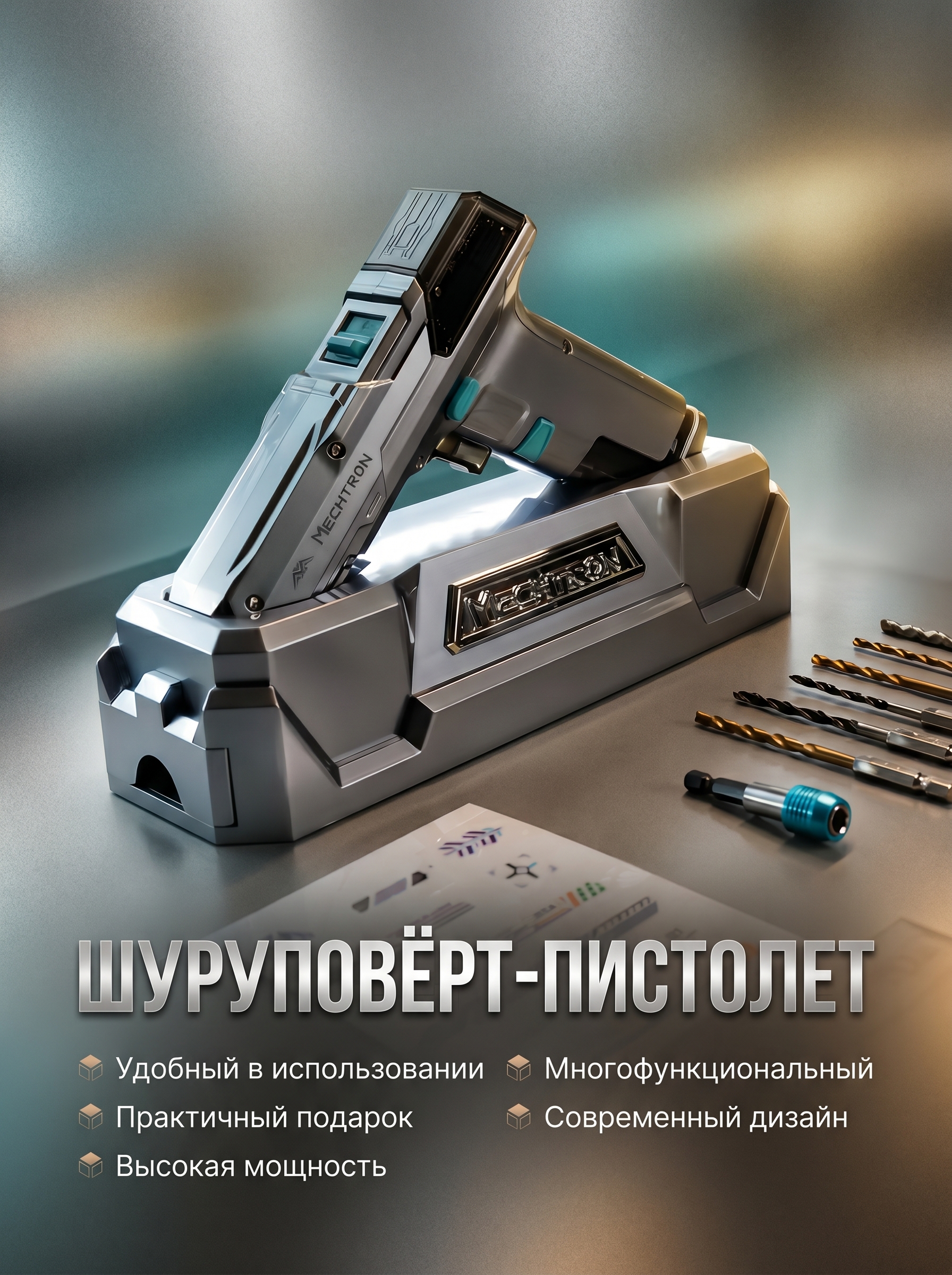 Шуруповёрт в виде пистолета