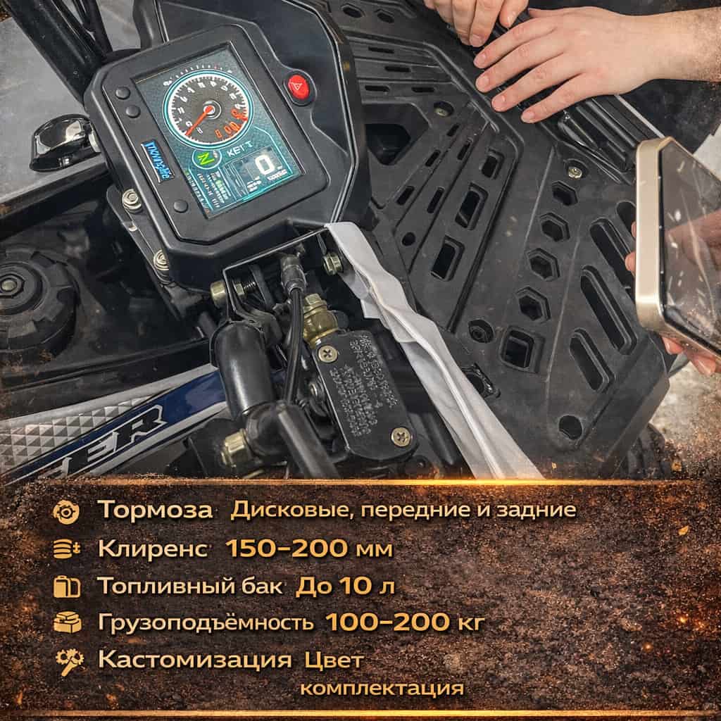Взрослый квадроцикл Jinlong 250 см³