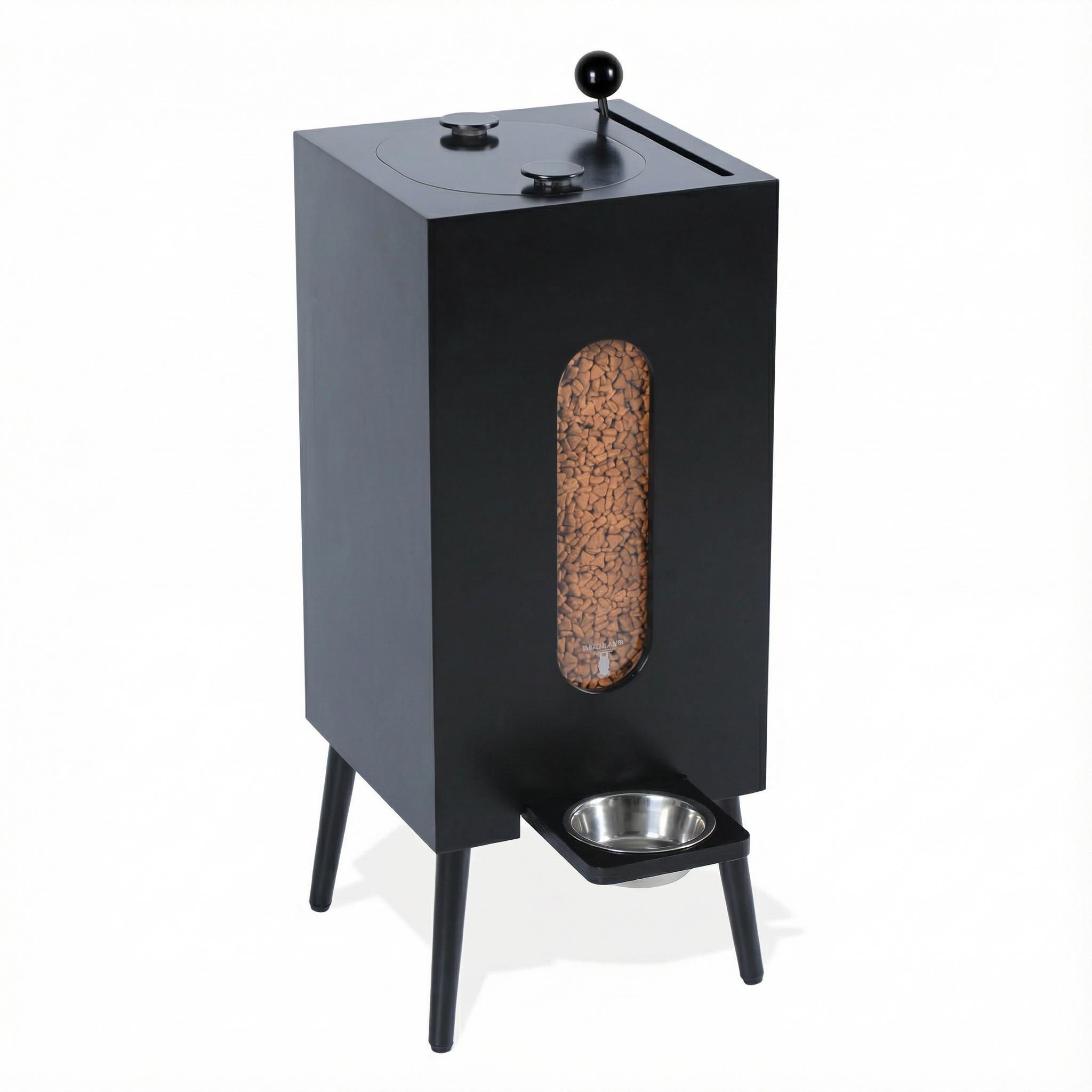 Премиальная приподнятая кормушка-дозатор для животных