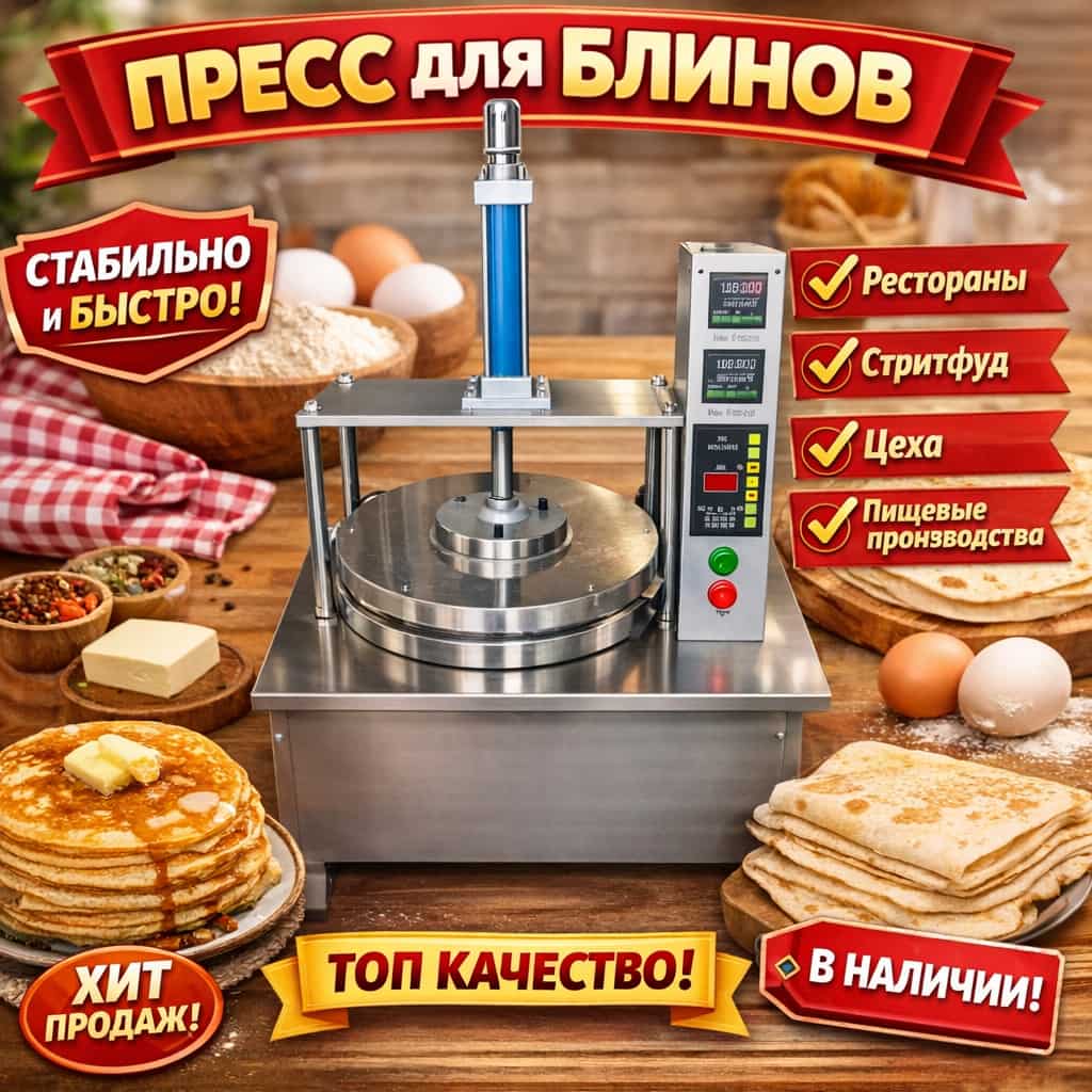 Автоматический пресс для блинов LONG NENG