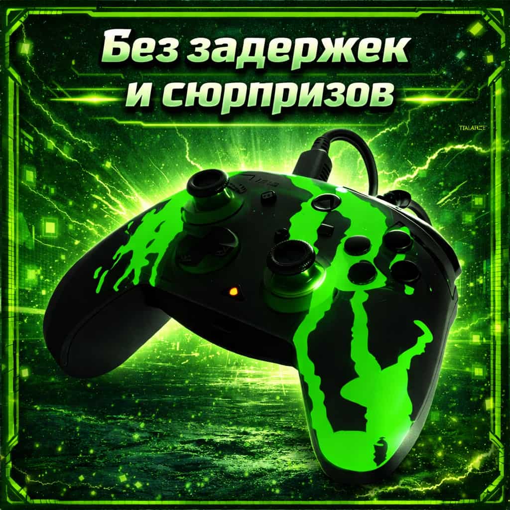 Контроллер Rematch glow jolt green