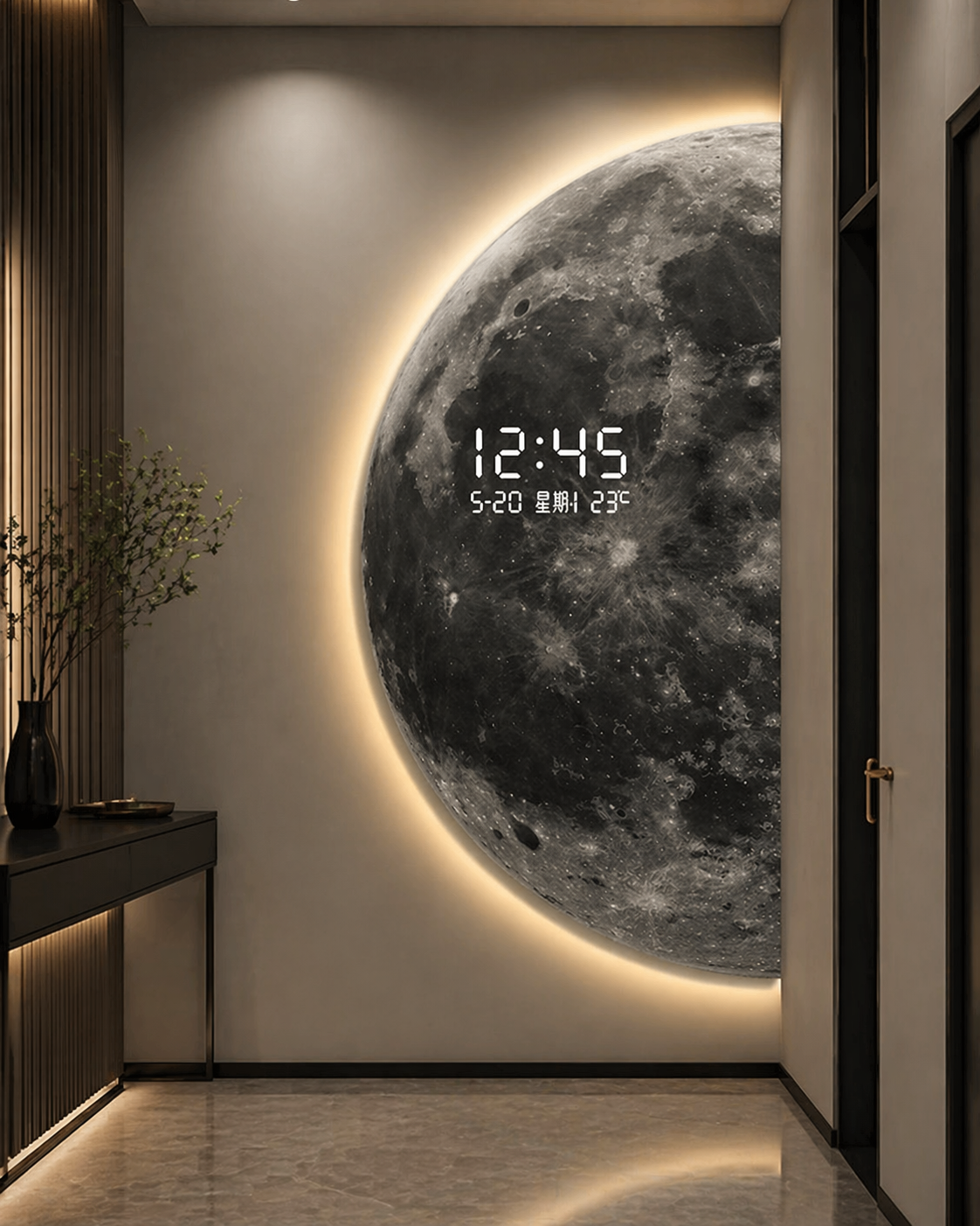 Часы в форме планеты