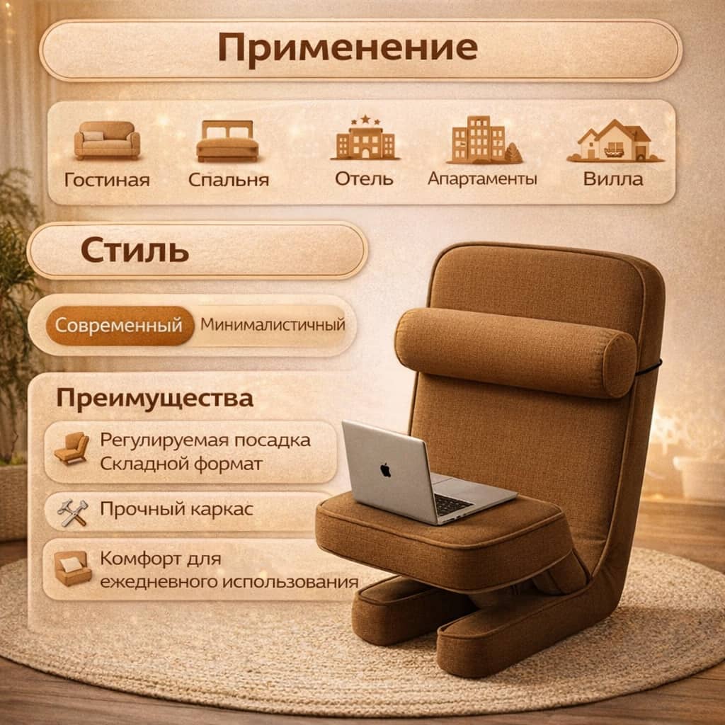 Регулируемое кресло-шезлонг Millay ML02122