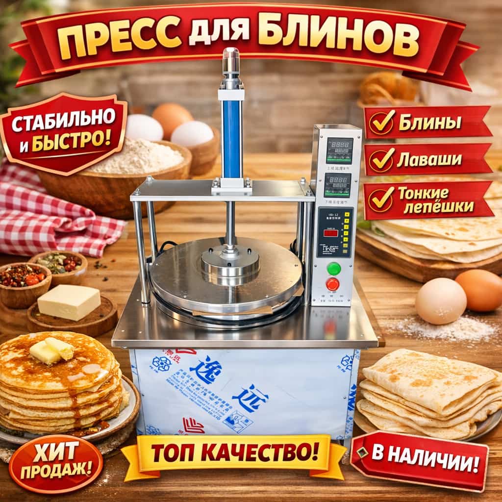 Автоматический пресс для блинов LONG NENG