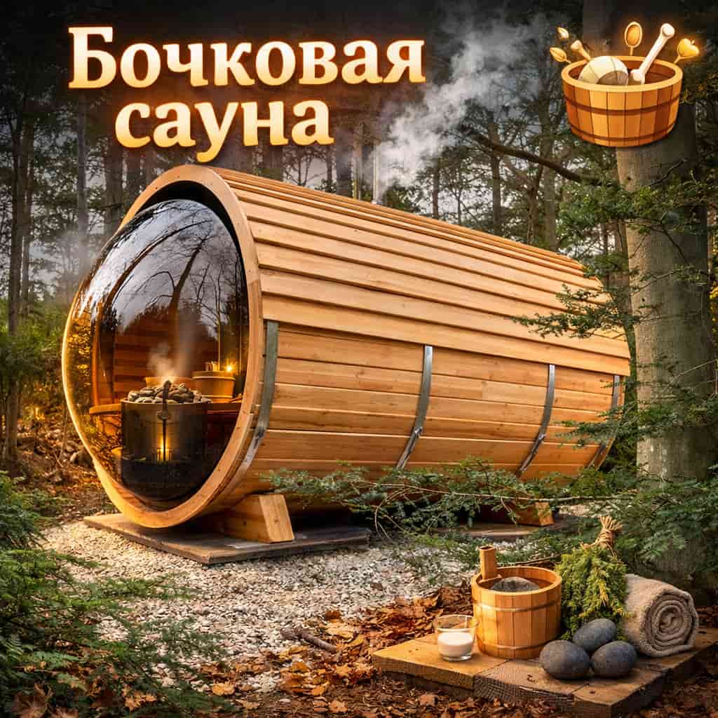 Бочковая сауна Smartmak SMT-R1