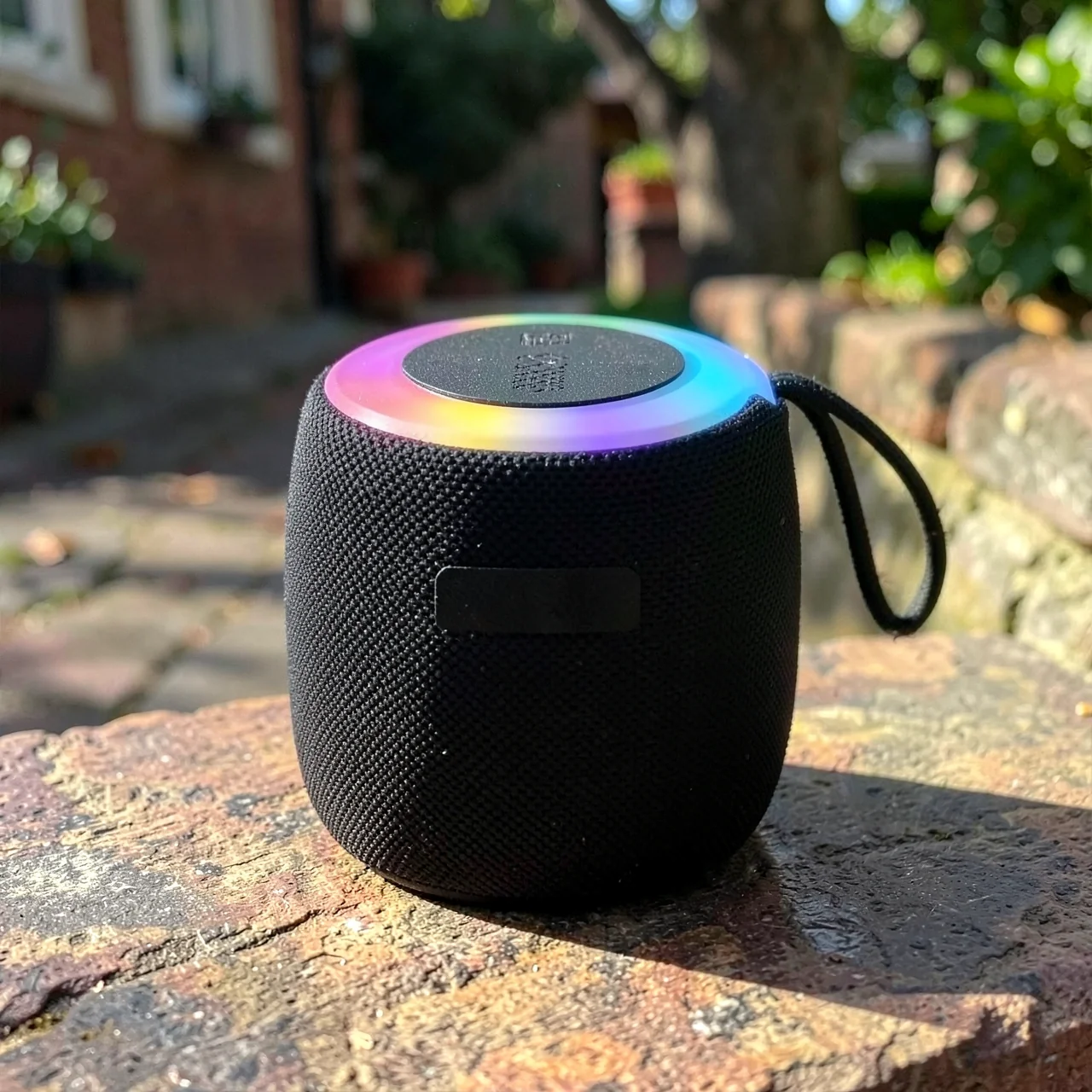 Беспроводная Bluetooth-колонка ночник SH-309 в тканевом корпусе