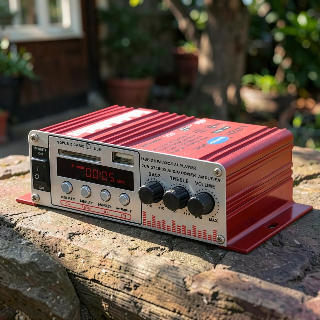 Компактный HiFi усилитель LDZS BT88 12V Bluetooth