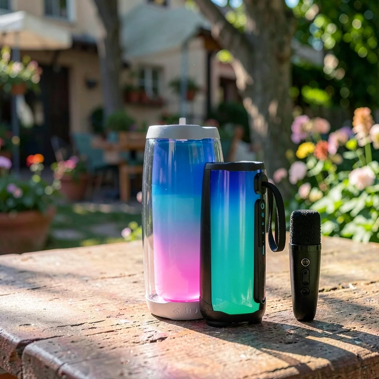 Беспроводная Bluetooth-колонка Huaqiangbei Pulse 5 с RGB-подсветкой