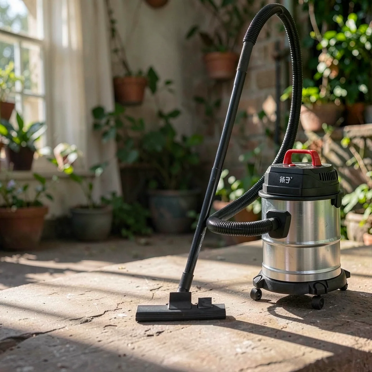 Пылесос бочкообразный Sunghi Barrel Vacuum Cleaner из нержавеющей стали