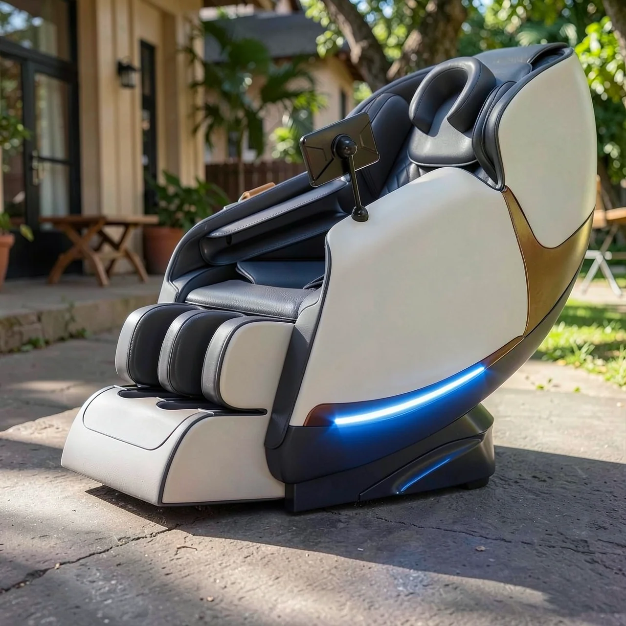 Массажное кресло Mingrentang автоматическое с Bluetooth