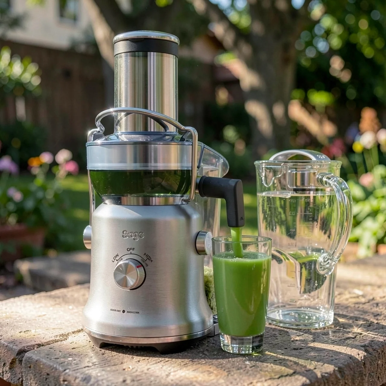Соковыжималка Sage Nutri Juicer Cold Plus SJE530 из нержавеющей стали