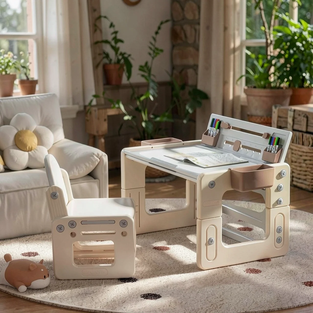 Детский растущий стол с креслом Babypods