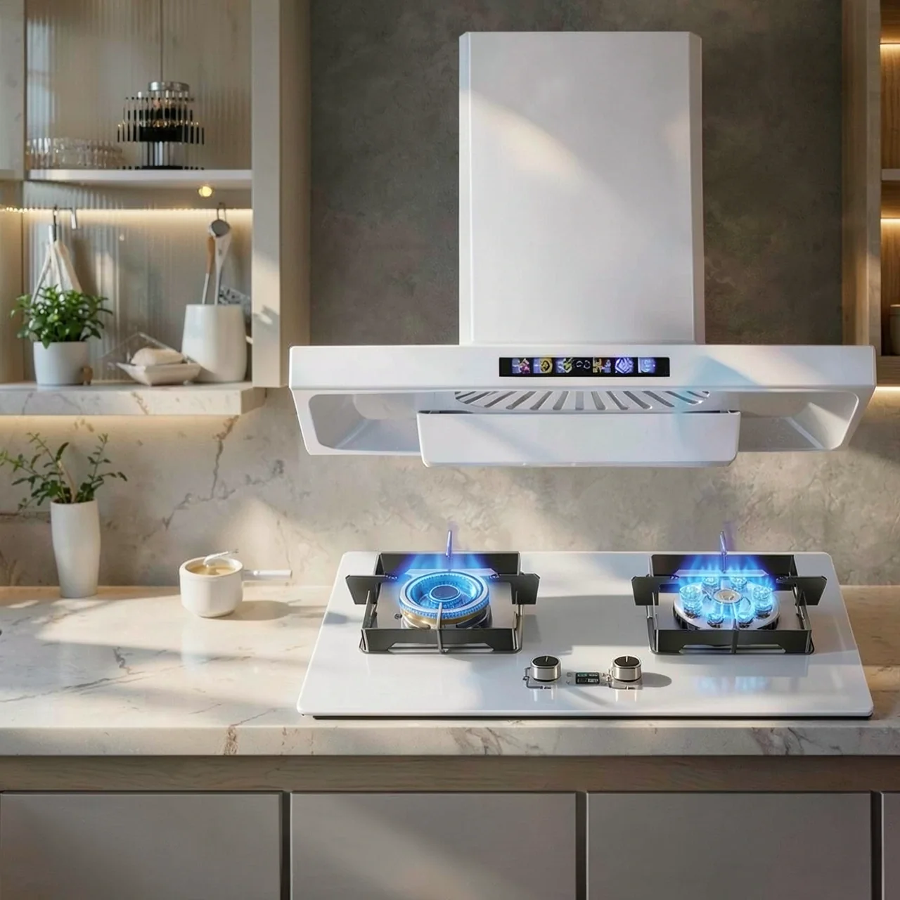 Sakura New White Range Good Gas Palce Page для домашнего топа курительная дымовая плита Удаление тепла