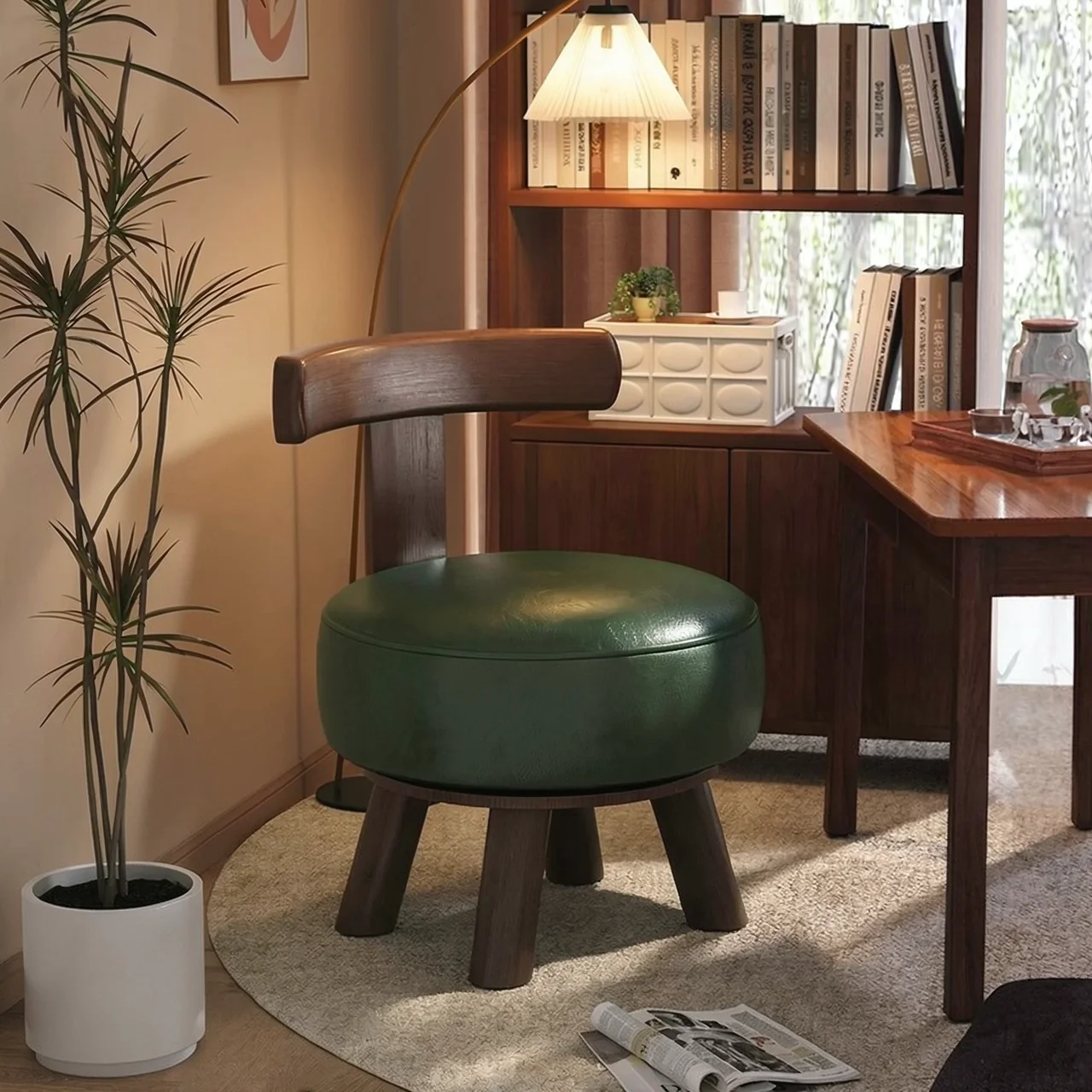 Стул детский вращающийся из массива дерева Lazy Room
