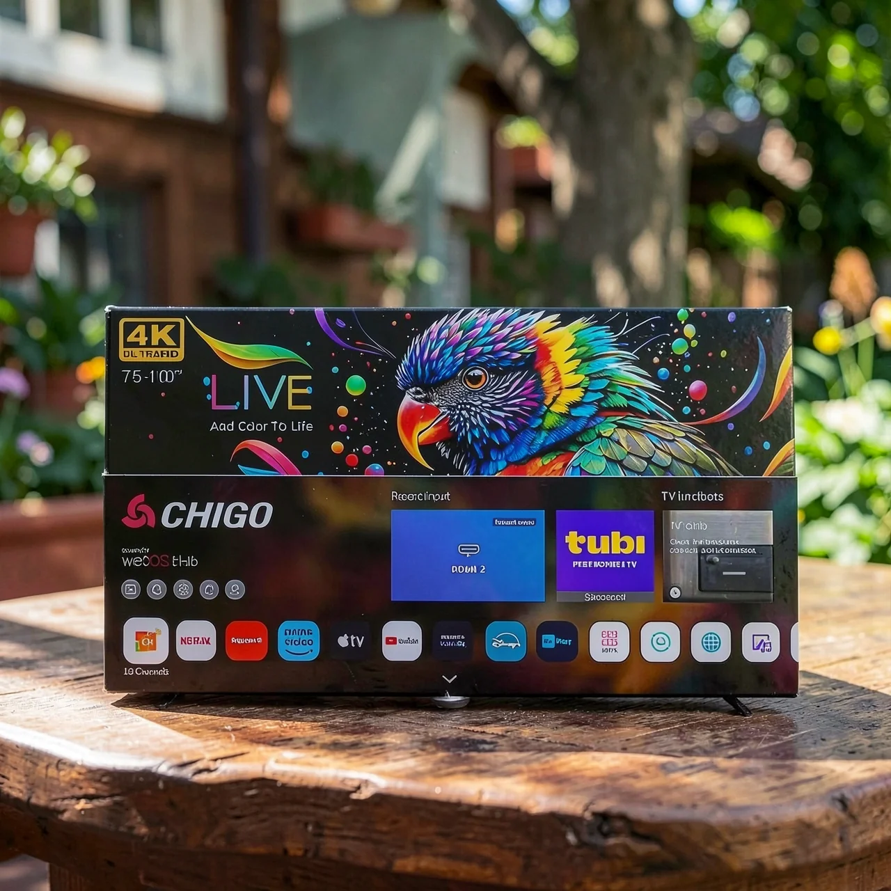 Смарт-телевизор Chigo LED Ultra Slim 4K Smart TV