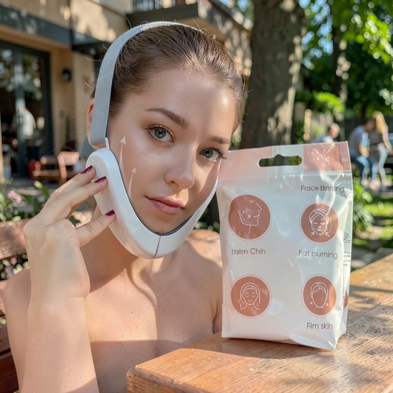 Электрический микротоковый массажер для лица V-Face