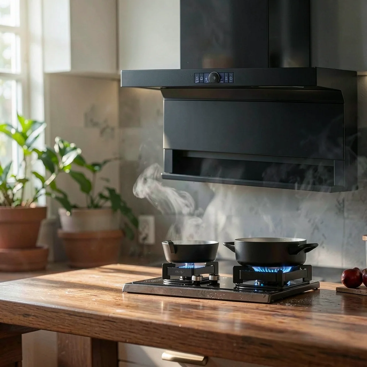 Вытяжка Haier с интеллектуальным преобразованием частоты, верхняя сторона, двойное всасывание, большой объем воздуха, кухонная бытовая газовая плита, газовая плита EC739