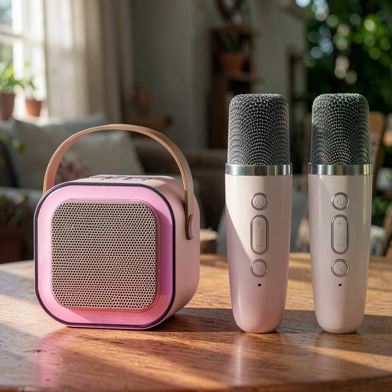 Беспроводная караоке-система K12 с Bluetooth-динамиком и микрофоном