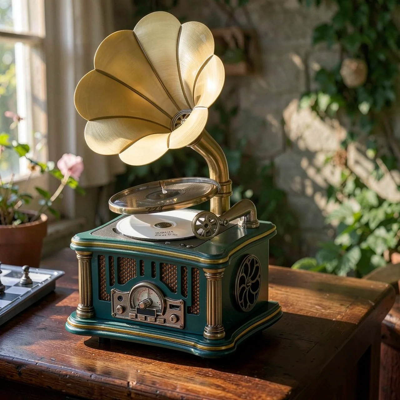 Ретро-музыкальный центр Losbella MI1906CD с CD-проигрывателем и Bluetooth