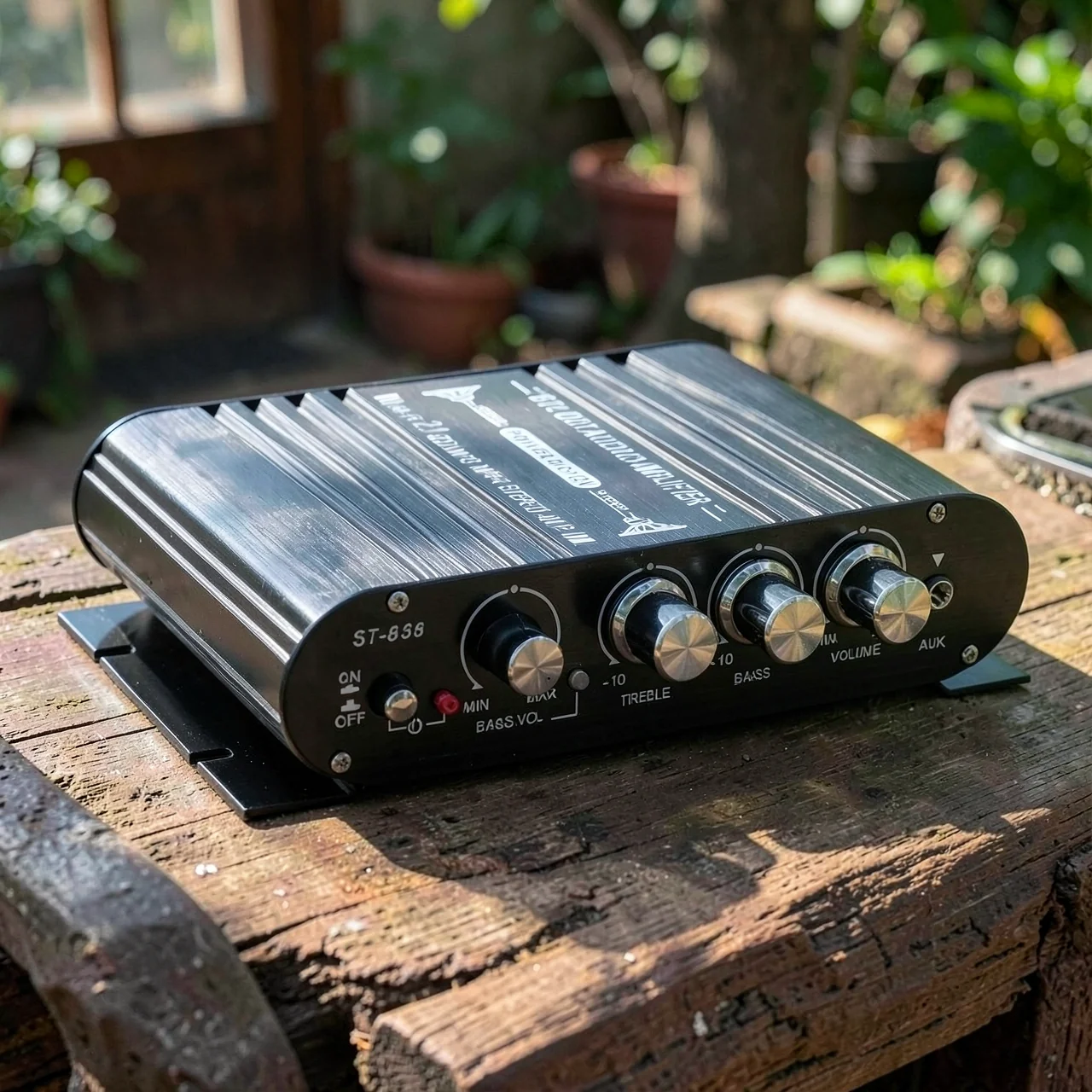 Автомобильный HiFi усилитель ST-838 Bluetooth 2.1 канал