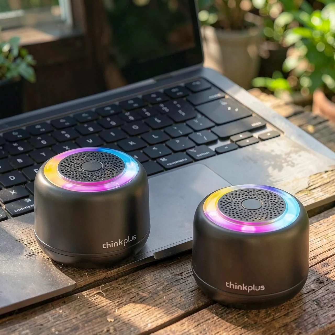 Портативная Bluetooth-колонка Lenovo thinkplus K14pro с подсветкой