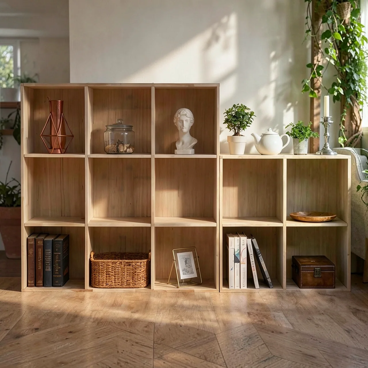 Стеллаж-книжный шкаф из массива сосны Wood Discussion