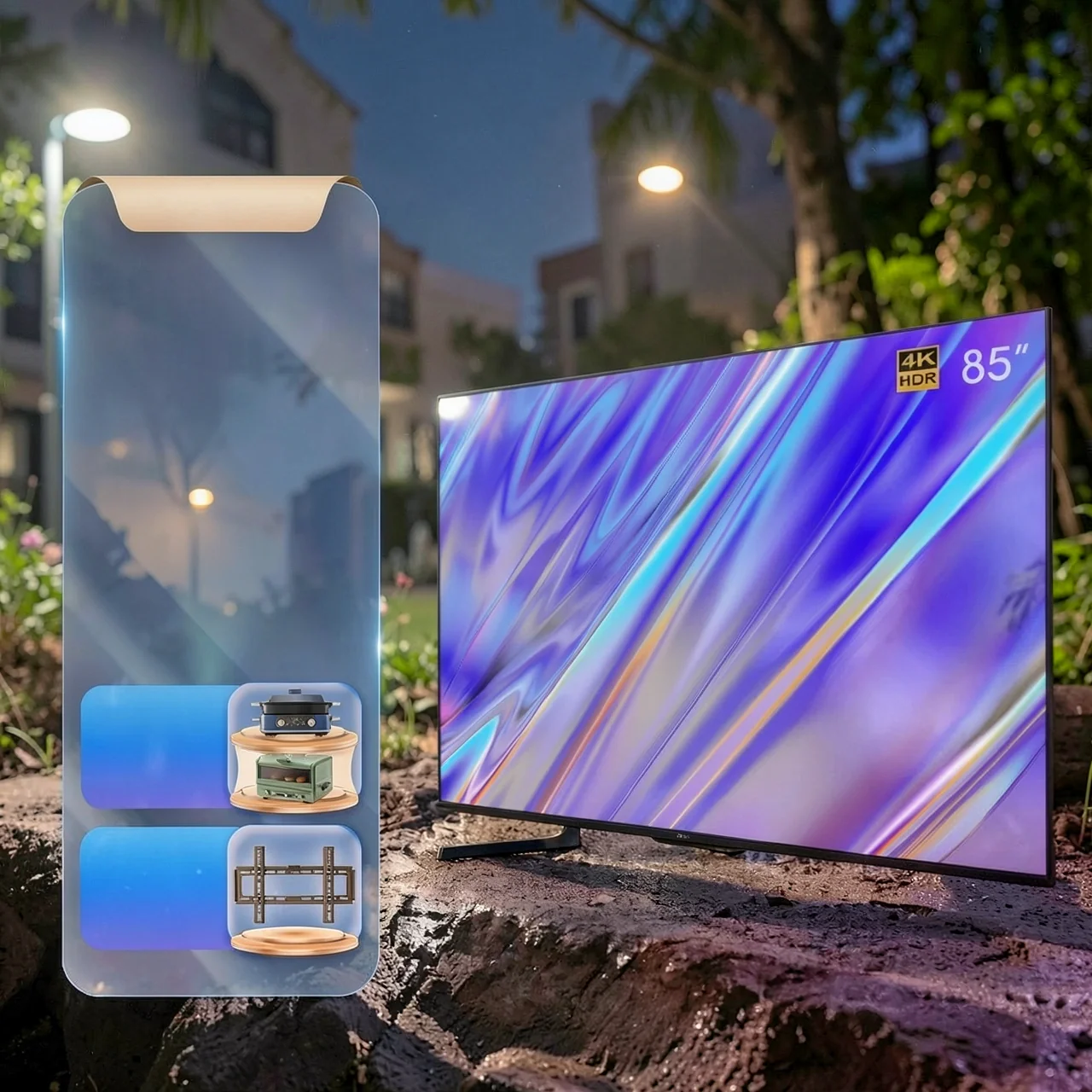 Panasonic/松下 85-дюймовый 120 Гц высокий обновление плавучий экран LCD 4K Gaming TV