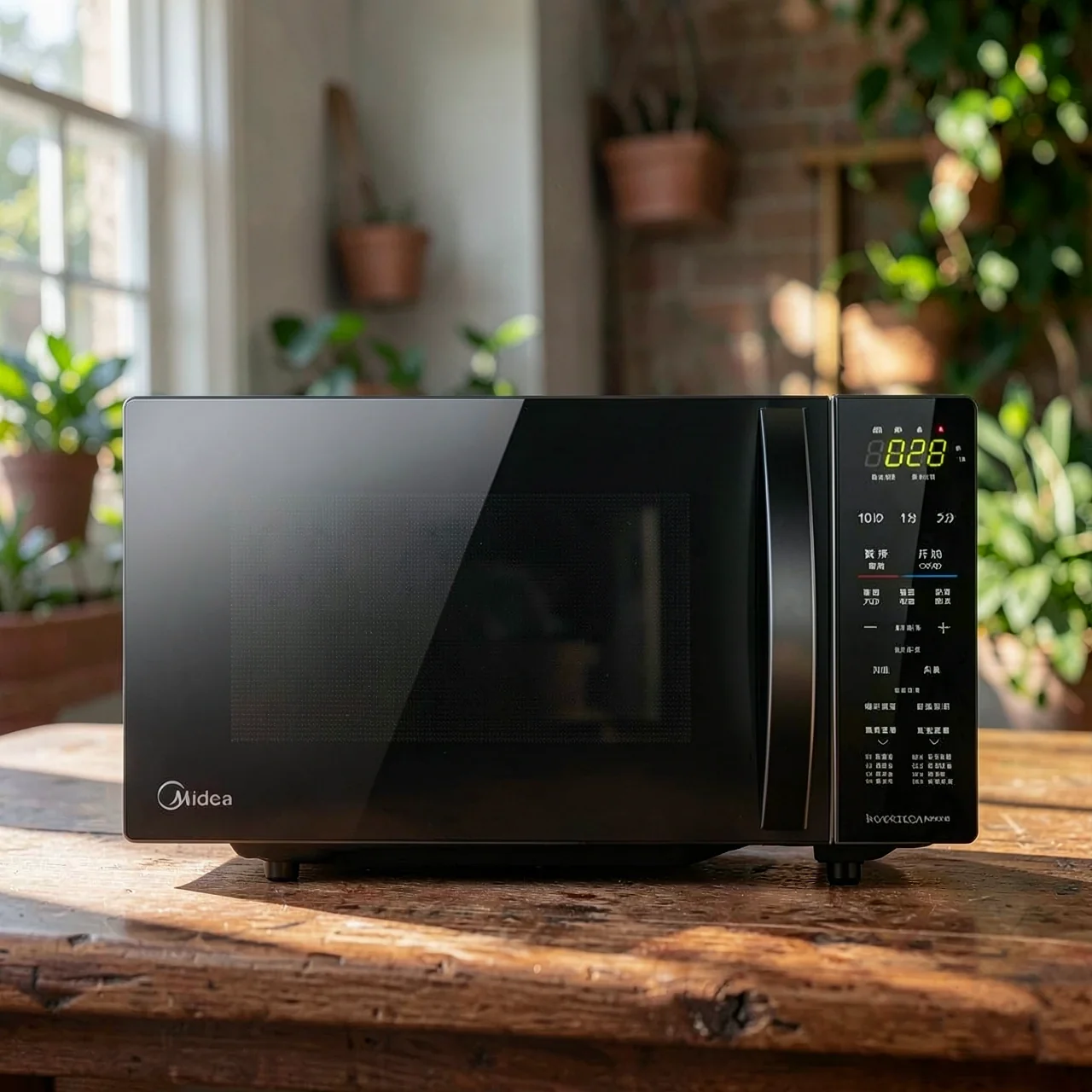 Микроволновая печь Midea M1-L201B с плоским дном
