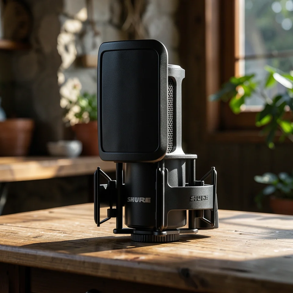 Конденсаторный студийный микрофон Shure SM4 с большой диафрагмой