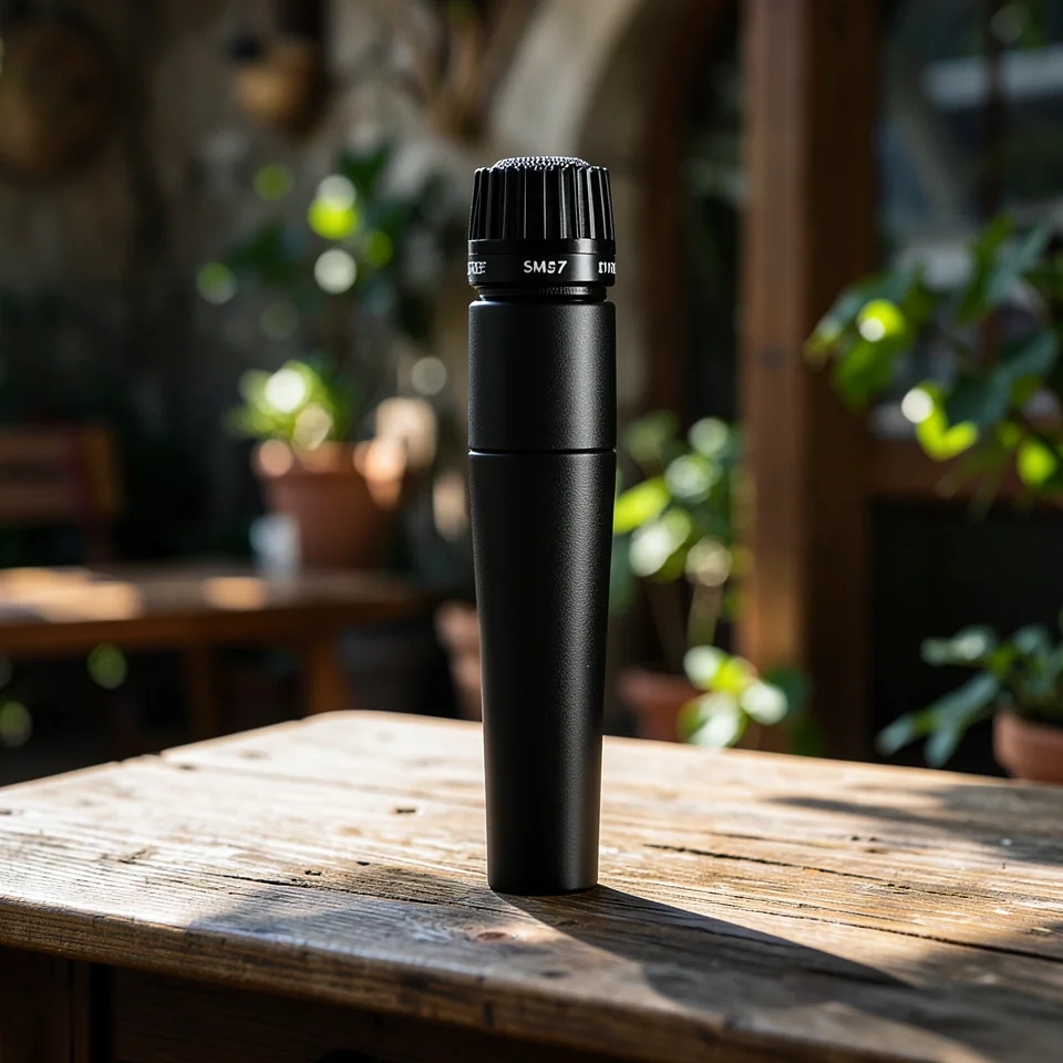Комплект профессионального динамического микрофона Shure SM57 и аудиоинтерфейса Yamaha UR22C