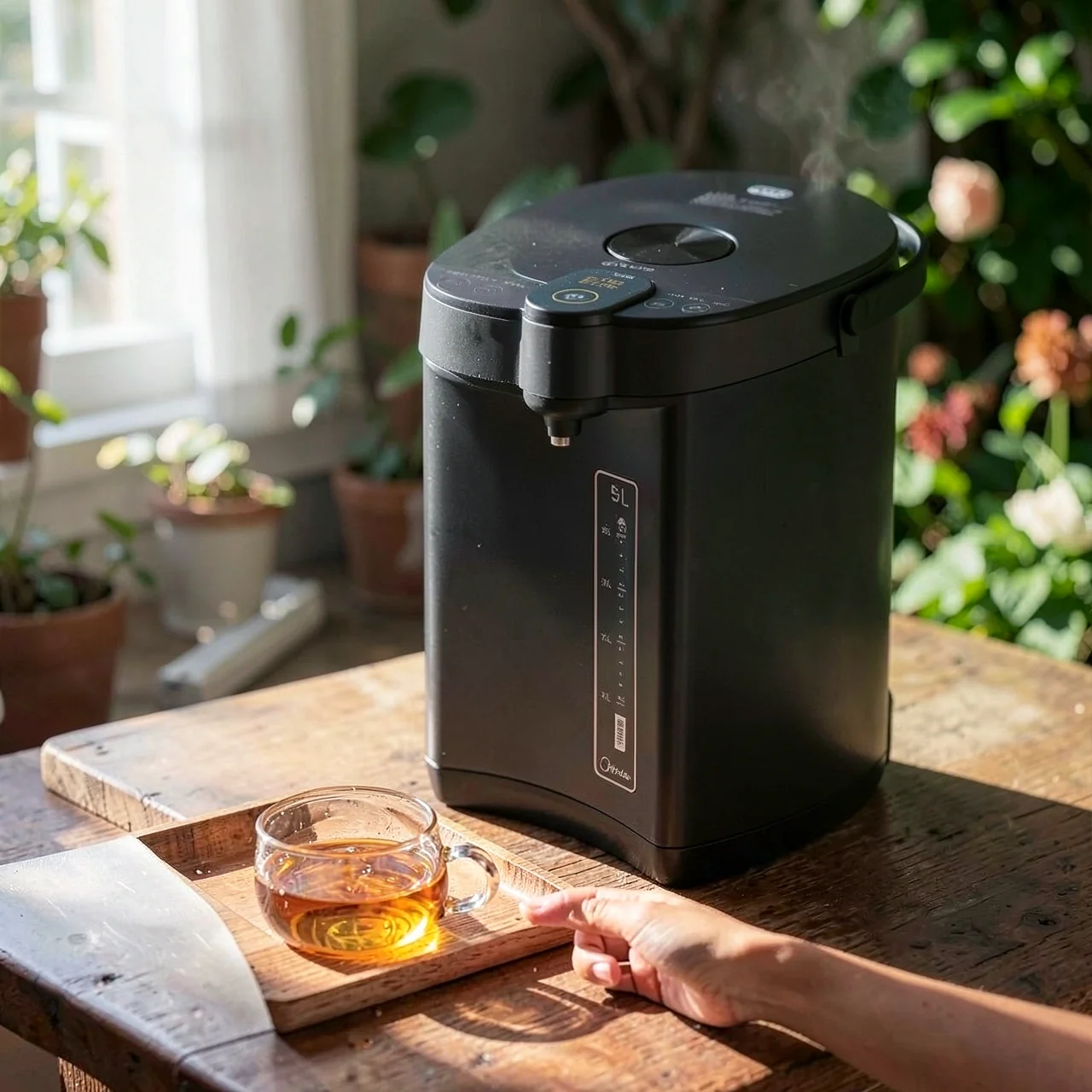 Midea Electric Water Bottle 5l Постоянная температура из нержавеющей стали Многостадие.