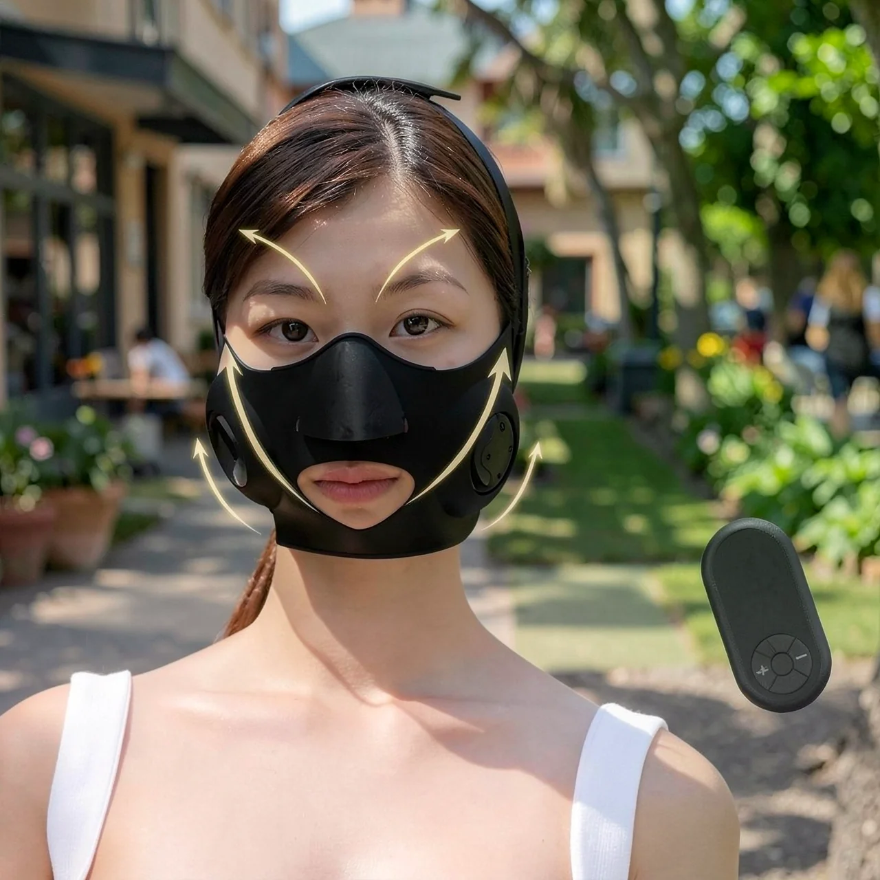 Силиконовая подтягивающая маска для лица B.FSH