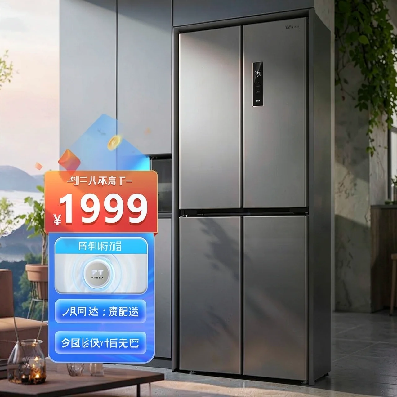 Холодильник Midea Hua Ling 213L однокамерный