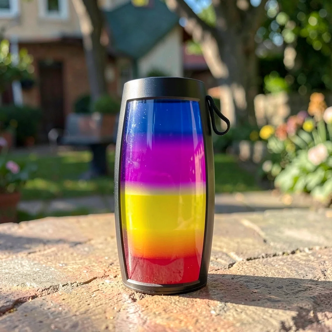 Беспроводная портативная Bluetooth-колонка Music Pulse 1202 с RGB-подсветкой