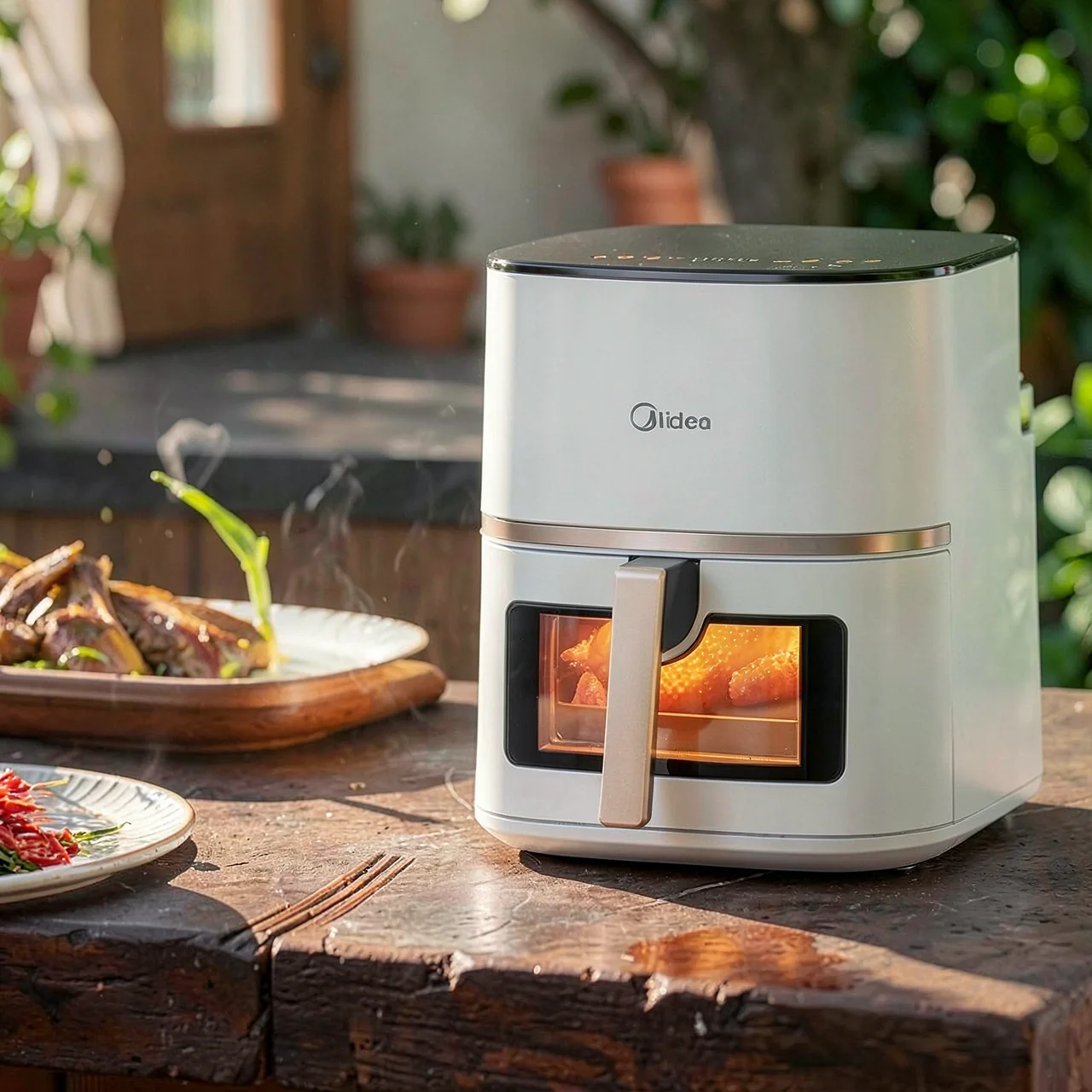 Аэрофритюрница Midea MF-KZC5089 Smart Touch