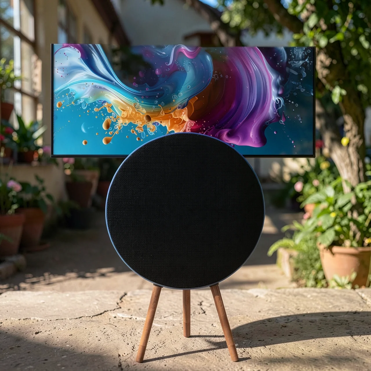 Беспроводная Bluetooth-колонка Factory D23 «Летающая тарелка»